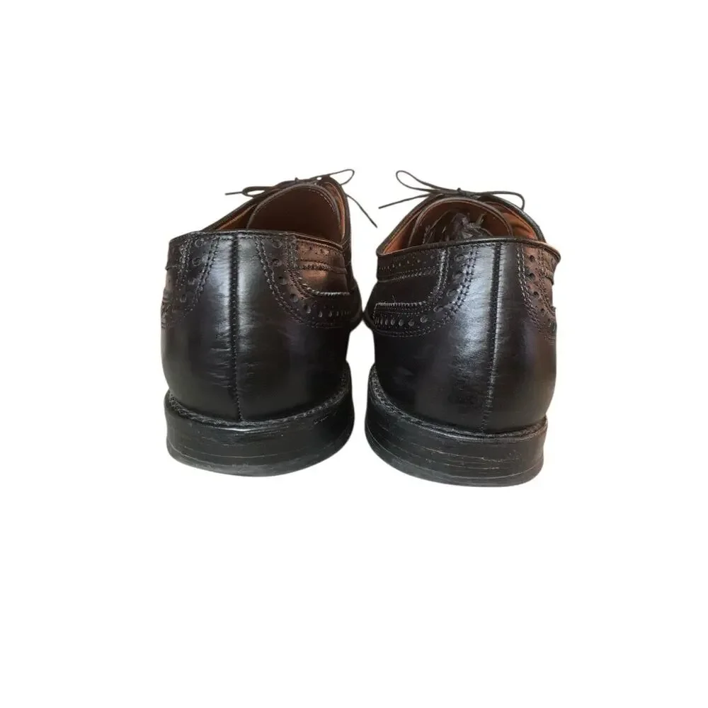 Allen Edmonds McAllister Wingtip Black Leather Oxford‎ Shoes Mens 15 B USA 691N